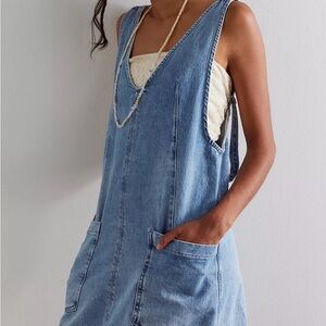 We The Free denim High Roller Skirtall